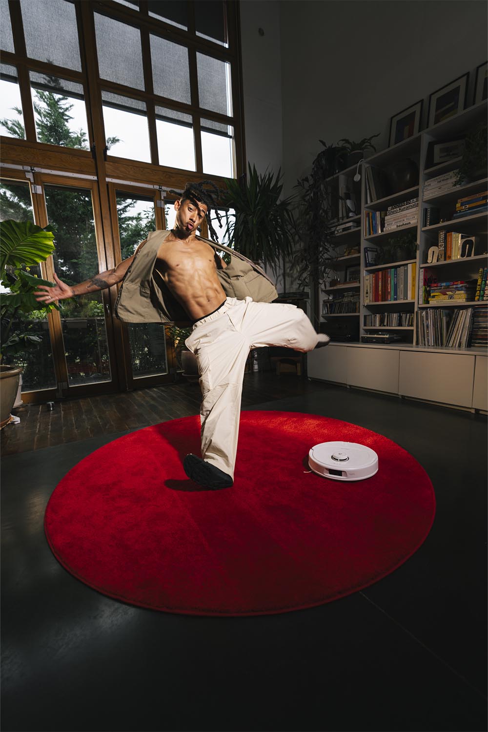 photo de dance break campagne de pub roborock Nicolas jacquemin photographe